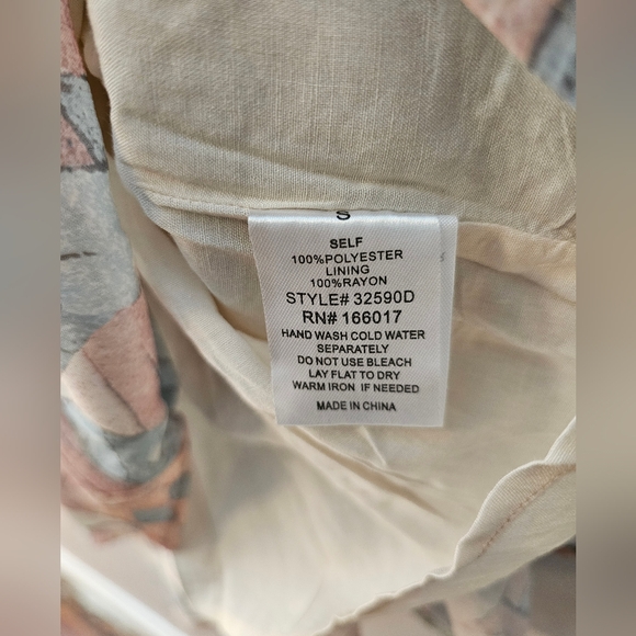 NEW Three Bird Nest "Colors Of The Wind" Balloon Sleeve Mini Dress Size Small - Picture 5 of 7